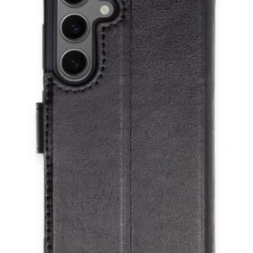 Samsung Galaxy S24 Kılıf Trend S Plus Kapaklı Kılıf - Siyah-(5796)