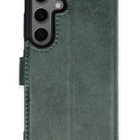 Samsung Galaxy S24 Kılıf Trend S Plus Kapaklı Kılıf - Yeşil-(5796)