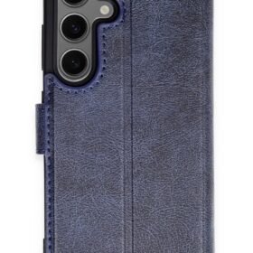 Samsung Galaxy S24 Kılıf Trend S Plus Kapaklı Kılıf - Lacivert-(5796)