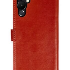 Tecno Pova 4 Kılıf Trend S Plus Kapaklı Kılıf - Kırmızı-(5796)