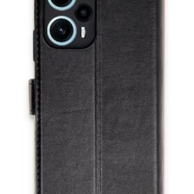 Xiaomi Poco F5 Kılıf Trend S Plus Kapaklı Kılıf - Siyah-(5796)