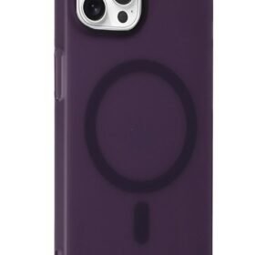 iPhone 14 Pro Tuna PC Slim Magsafe Kapak - Derin Mor-(5796)