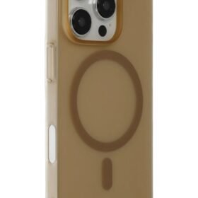 iPhone 16 Pro Max Tuna PC Slim Magsafe Kapak - Çöl Titanyum-(5796)