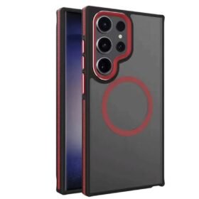Samsung Galaxy S24 Ultra Winner Magsafe Kapak - Kırmızı-(5796)