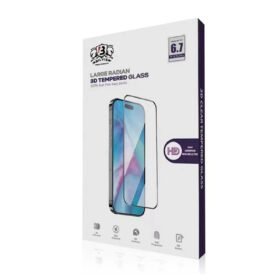 iPhone 15 Pro Max Bilvis 0.18mm Plus Cam Ekran Koruyucu-(5796)