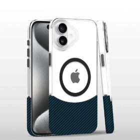 iPhone 16 Carbon Puzzle Magsafe Kapak - Yeşil-(5796)