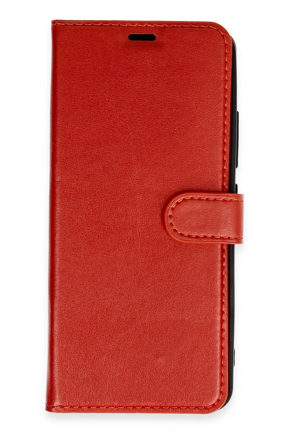 Xiaomi Redmi 9A Kılıf Trend S Plus Kapaklı Kılıf - Kırmızı-(5796) - Görsel 2