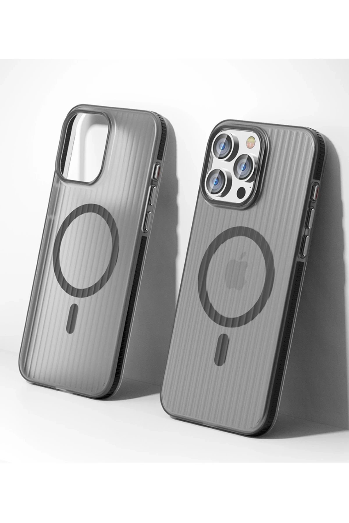 iPhone 16 Pro Max Line Magsafe Kapak - Siyah-(5796) - Görsel 2