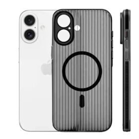 iPhone 16 Line Magsafe Kapak - Siyah-(5796)