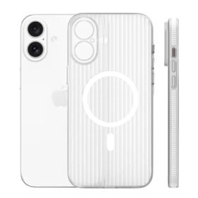 iPhone 16 Line Magsafe Kapak - Beyaz-(5796)