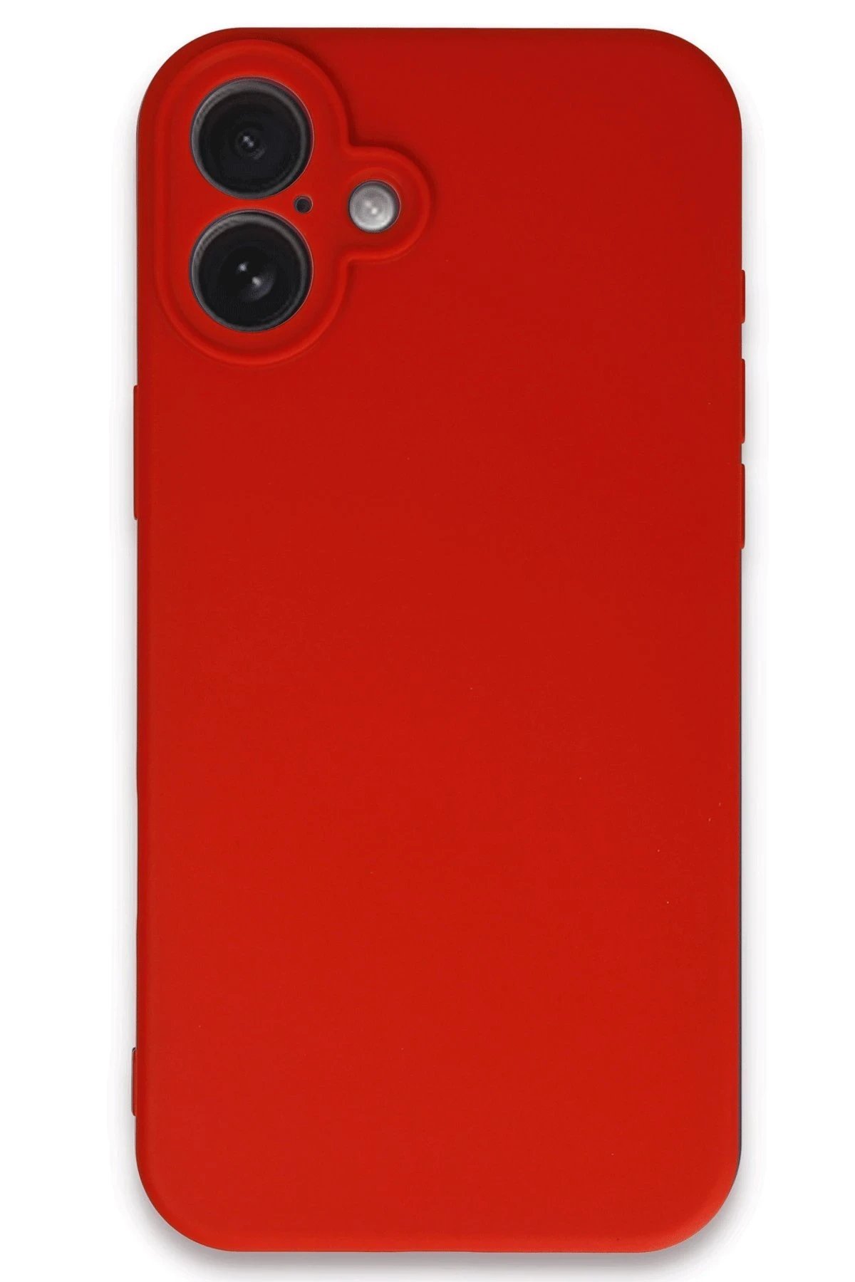 iPhone 16 Kılıf First Silikon - Kırmızı-(5796) - Görsel 4