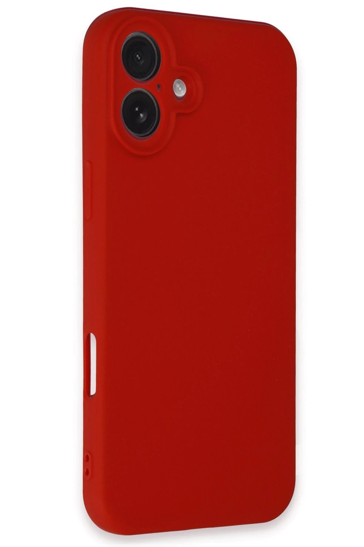 iPhone 16 Plus Kılıf First Silikon - Kırmızı-(5796) - Görsel 2