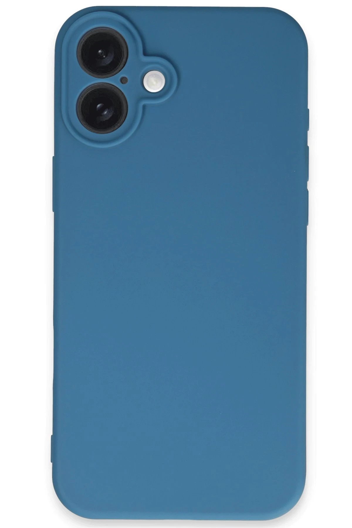 iPhone 16 Plus Kılıf First Silikon - Mavi-(5796) - Görsel 2