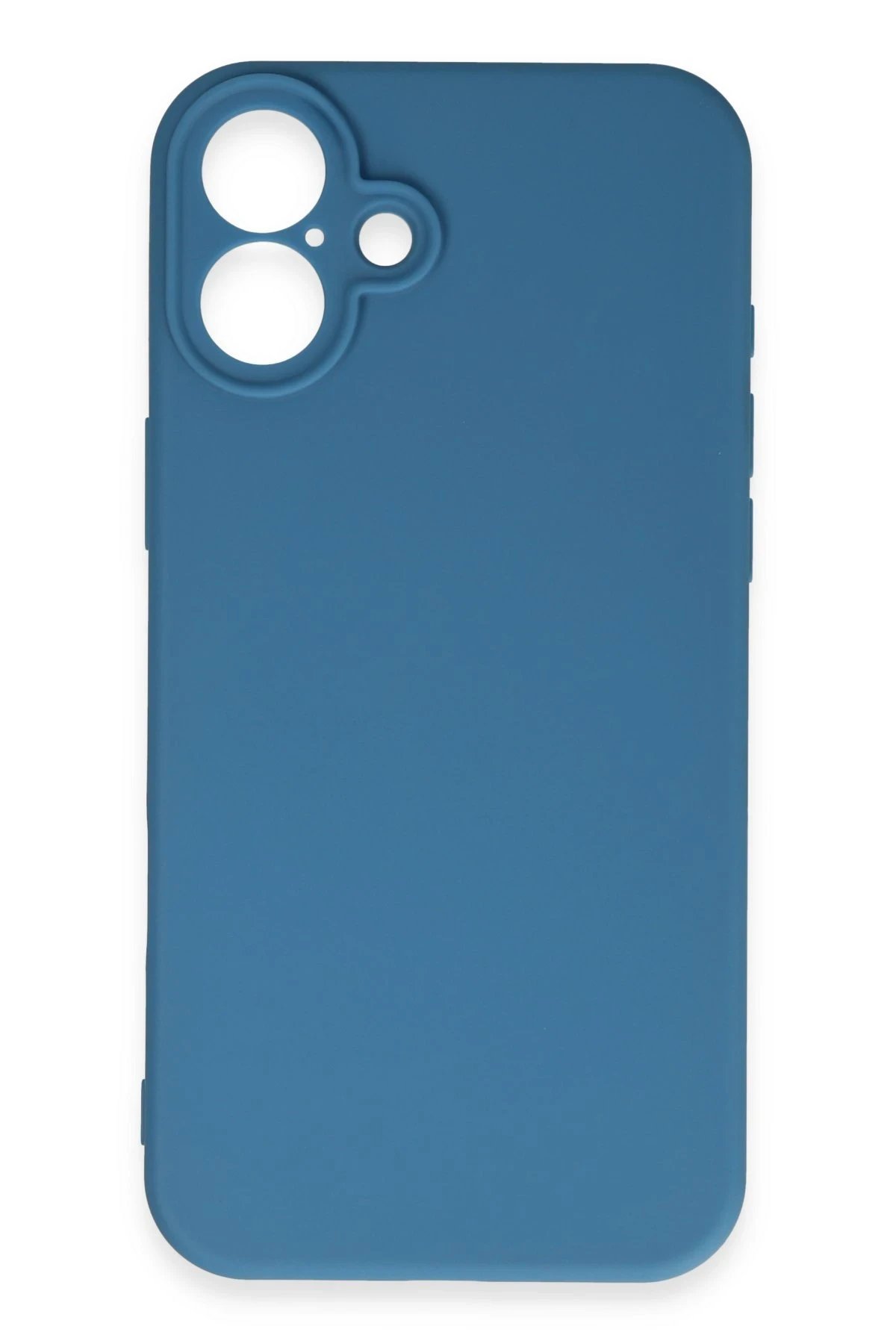 iPhone 16 Plus Kılıf First Silikon - Mavi-(5796) - Görsel 3