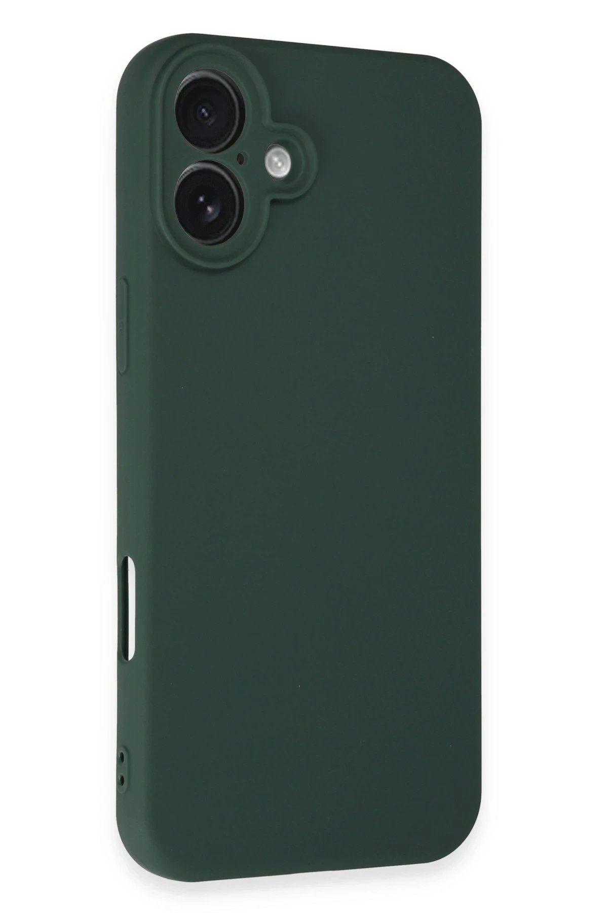 iPhone 16 Plus Kılıf First Silikon - Koyu Yeşil-(5796) - Görsel 2