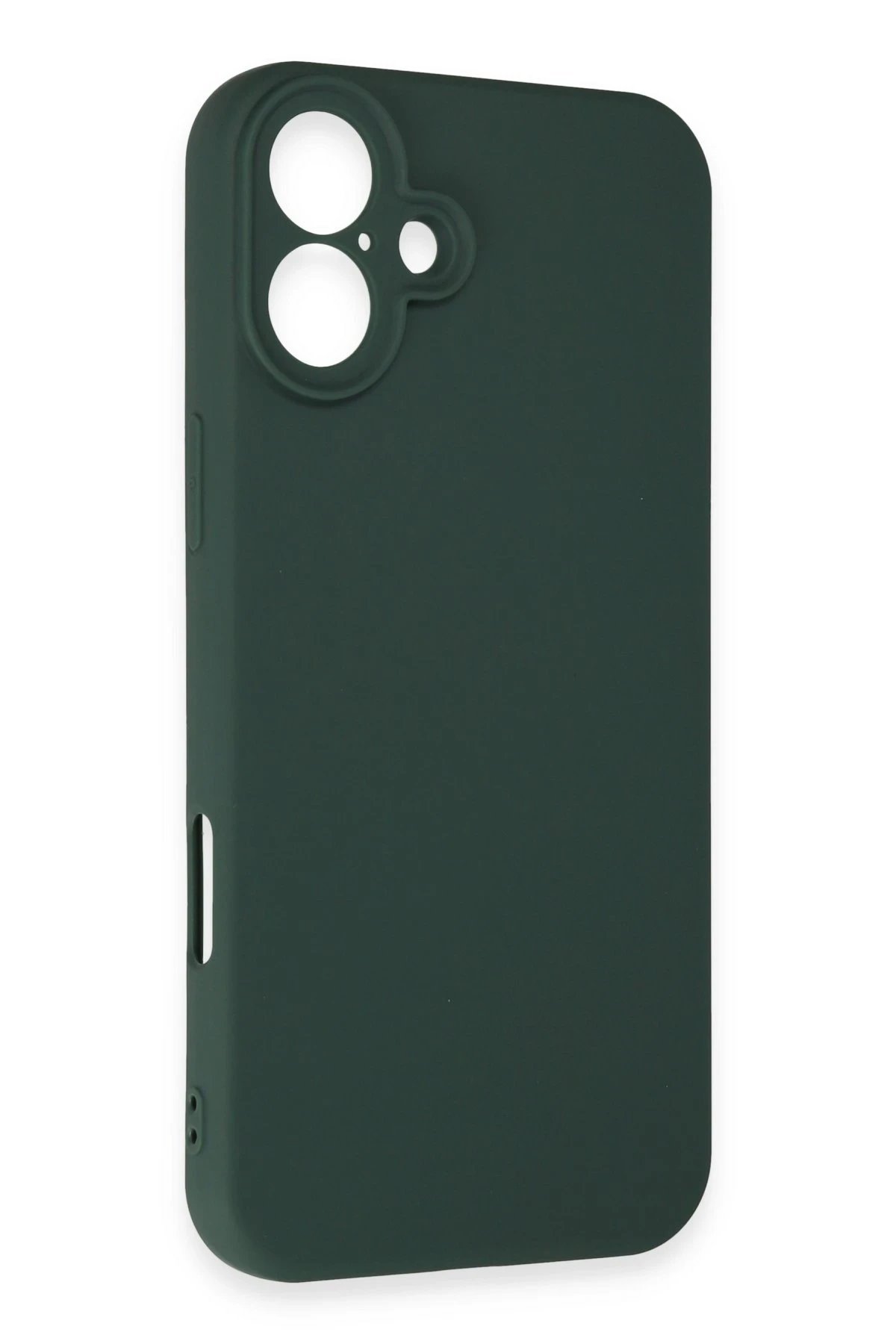 iPhone 16 Plus Kılıf First Silikon - Koyu Yeşil-(5796) - Görsel 3