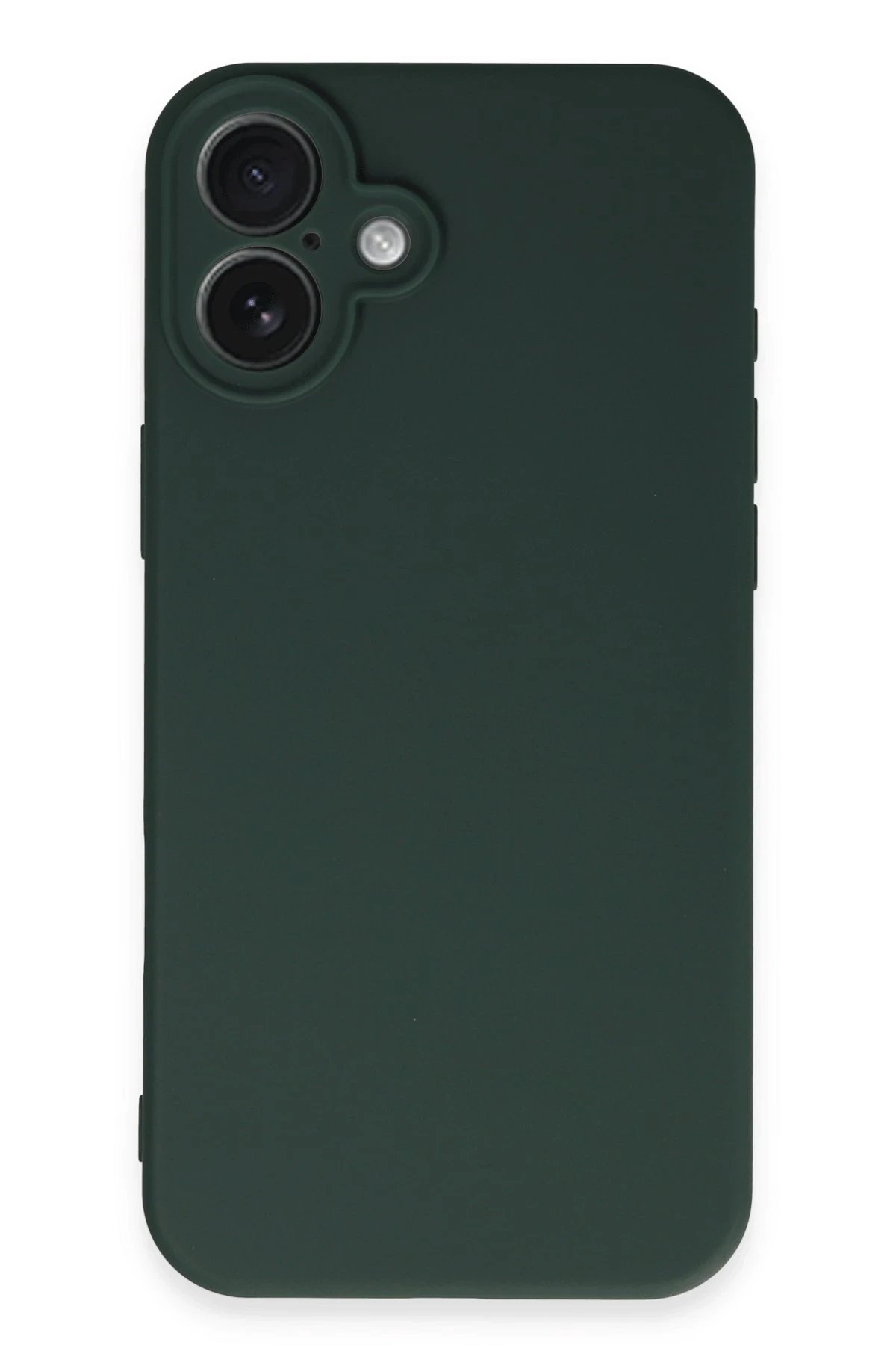 iPhone 16 Plus Kılıf First Silikon - Koyu Yeşil-(5796) - Görsel 4