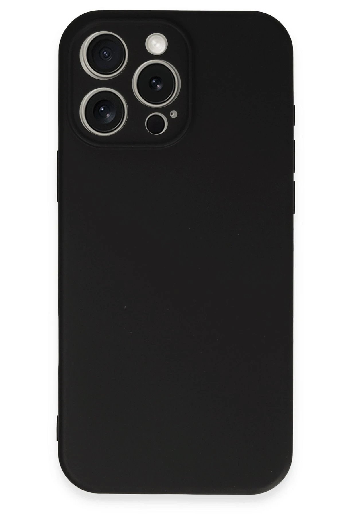 iPhone 16 Pro Kılıf First Silikon - Siyah-(5796) - Görsel 2