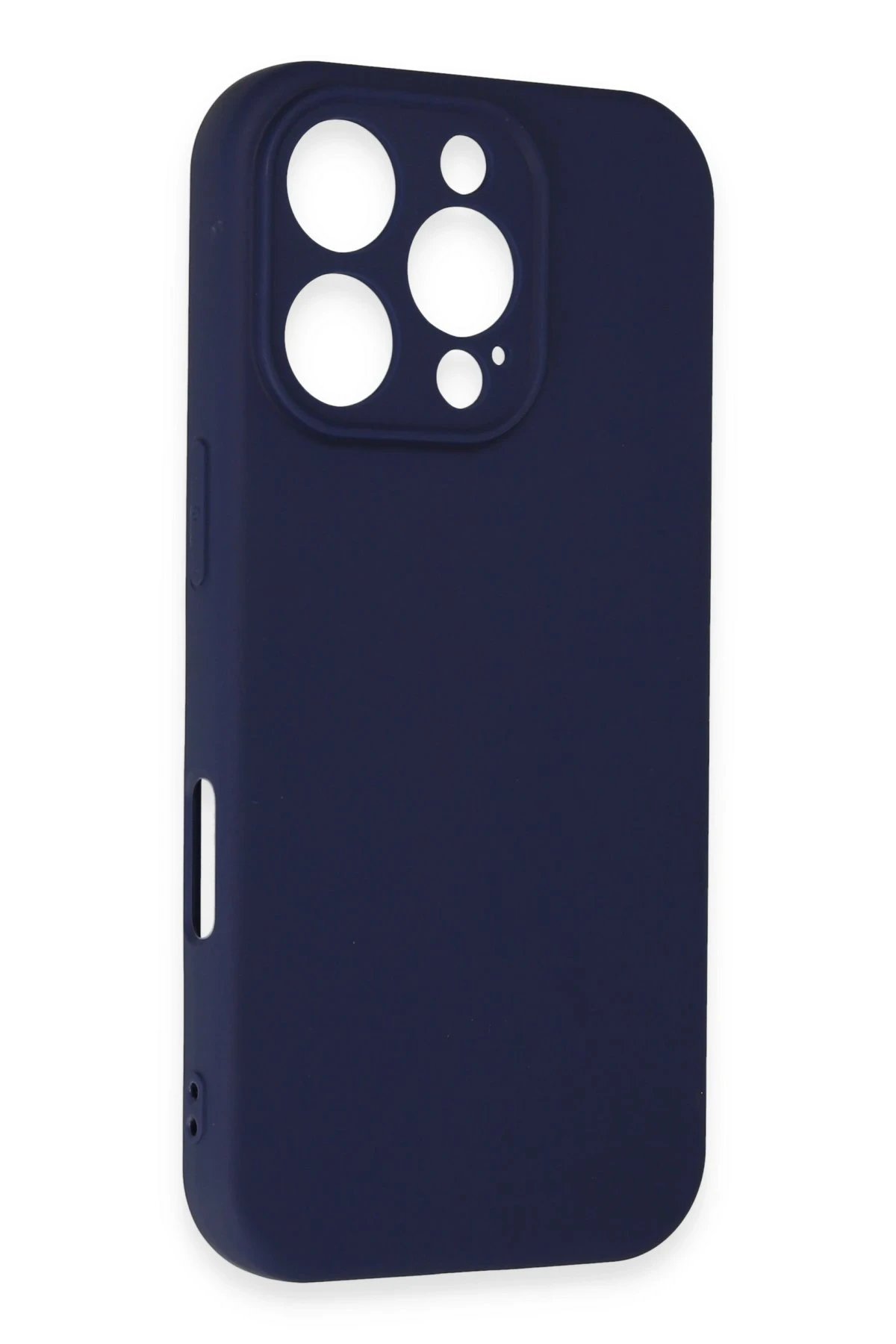 iPhone 16 Pro Kılıf First Silikon - Lacivert-(5796) - Görsel 2