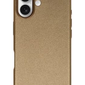 iPhone 16 Wonder Deri Magsafe Kapak - Bronz-(5796)