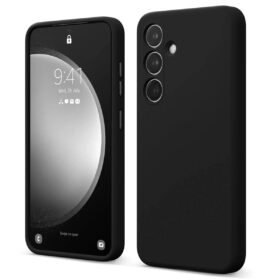 Samsung Galaxy S24 FE Kılıf First Silikon - Siyah-(5796)