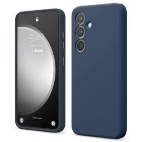 Samsung Galaxy S24 FE Kılıf First Silikon - Lacivert-(5796)