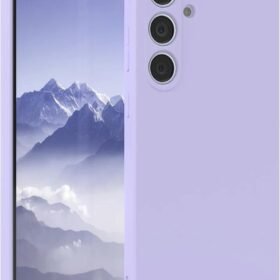 Samsung Galaxy S24 FE Kılıf First Silikon - Lila-(5796)