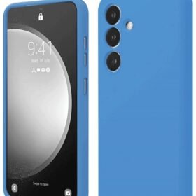 Samsung Galaxy S24 FE Kılıf First Silikon - Mavi-(5796)