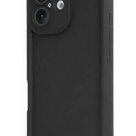 iPhone 16 Kılıf Viera Silikon - Siyah-(5796)