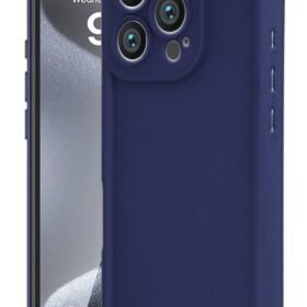 iPhone 16 Pro Kılıf Viera Silikon - Lacivert-(5796)