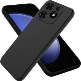 Tecno Spark Go 2024 Kılıf First Silikon - Siyah-(5796)
