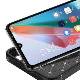 Oppo A60 Kılıf Auto Focus Karbon Kapak - Siyah-(5796)