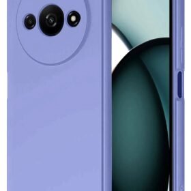 Realme C61 Kılıf First Silikon - Lila-(5796)
