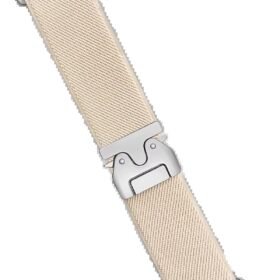 Apple Watch 42mm Forest Kumaş Kordon - Krem-(5796)