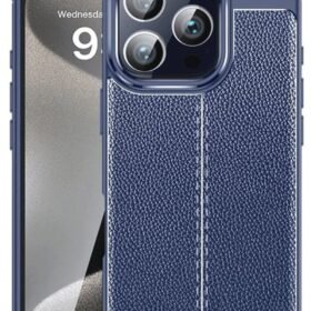 iPhone 16 Pro Kılıf Auto Focus Kapak - Lacivert-(5796)