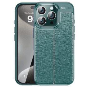 iPhone 16 Pro Kılıf Auto Focus Kapak - Koyu Yeşil-(5796)