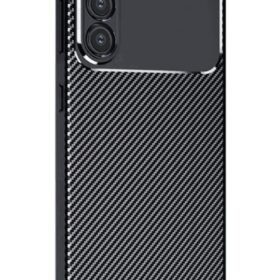 Samsung Galaxy A16 5G Kılıf Auto Focus Karbon Kapak - Siyah-(5796)