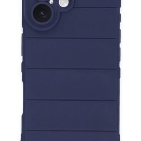 iPhone 16 Plus Kılıf Optimum Silikon - Lacivert-(5796)