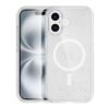iPhone 16 Plus Kılıf Star Magsafe Kapak - Şeffaf-(5796)