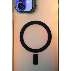 iPhone 16 Plus Kılıf Primera Magsafe Standlı Kapak - Siyah-(5796)