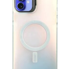 iPhone 16 Plus Kılıf Primera Magsafe Standlı Kapak - Beyaz-(5796)