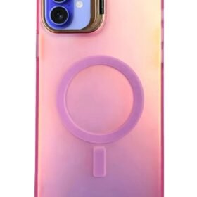 iPhone 16 Plus Kılıf Primera Magsafe Standlı Kapak - Pembe-(5796)