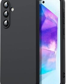 Samsung Galaxy A16 5G Kılıf Nano içi Kadife Silikon - Siyah-(5796)