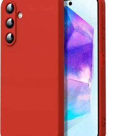 Samsung Galaxy A16 5G Kılıf Nano içi Kadife Silikon - Kırmızı-(5796)