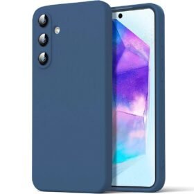 Samsung Galaxy A16 5G Kılıf Nano içi Kadife Silikon - Lacivert-(5796)