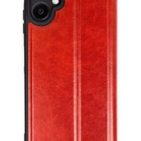 Samsung Galaxy A06 Kılıf Flip Cover - Kırmızı-(5796)