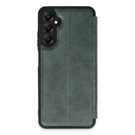 Samsung Galaxy A16 5G Kılıf Flip Cover - Koyu Yeşil-(5796)