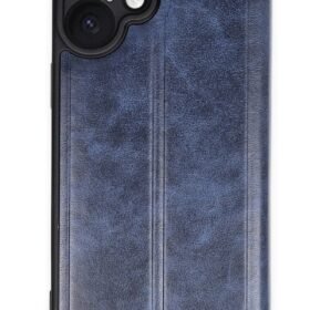 iPhone 16 Plus Kılıf Flip Cover - Lacivert-(5796)