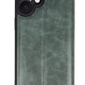 iPhone 16 Plus Kılıf Flip Cover - Koyu Yeşil-(5796)