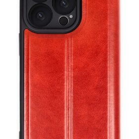 iPhone 16 Pro Kılıf Flip Cover - Kırmızı-(5796)
